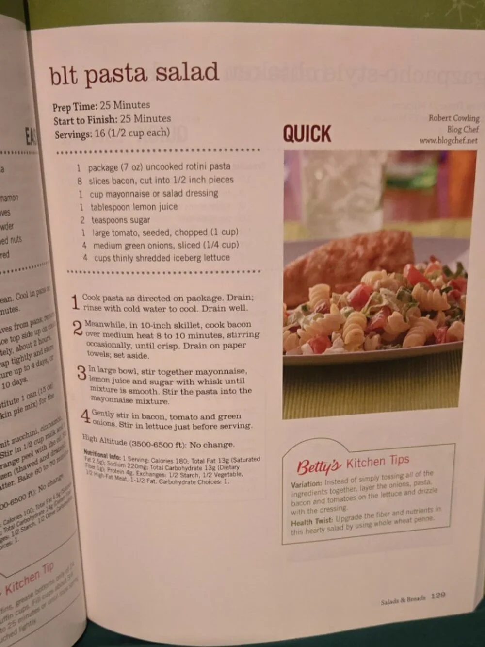Best of Betty Crocker 2011 Hardcover Cookbook